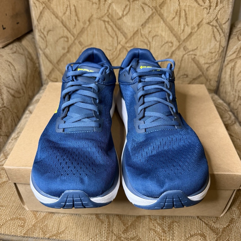 Topo Athletic Phantom 3 Men's Size 12.5 Blue Lime Road Running Shoes Sneaker - Picture 6 of 10